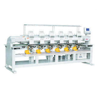 Multi head embroidery machine